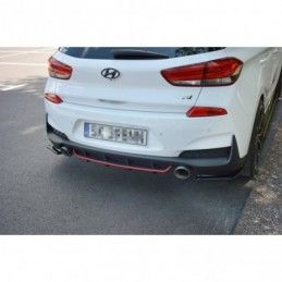 Maxton Rear Valance Hyundai I30 N Mk3 Hatchback Gloss Black, Hyundai