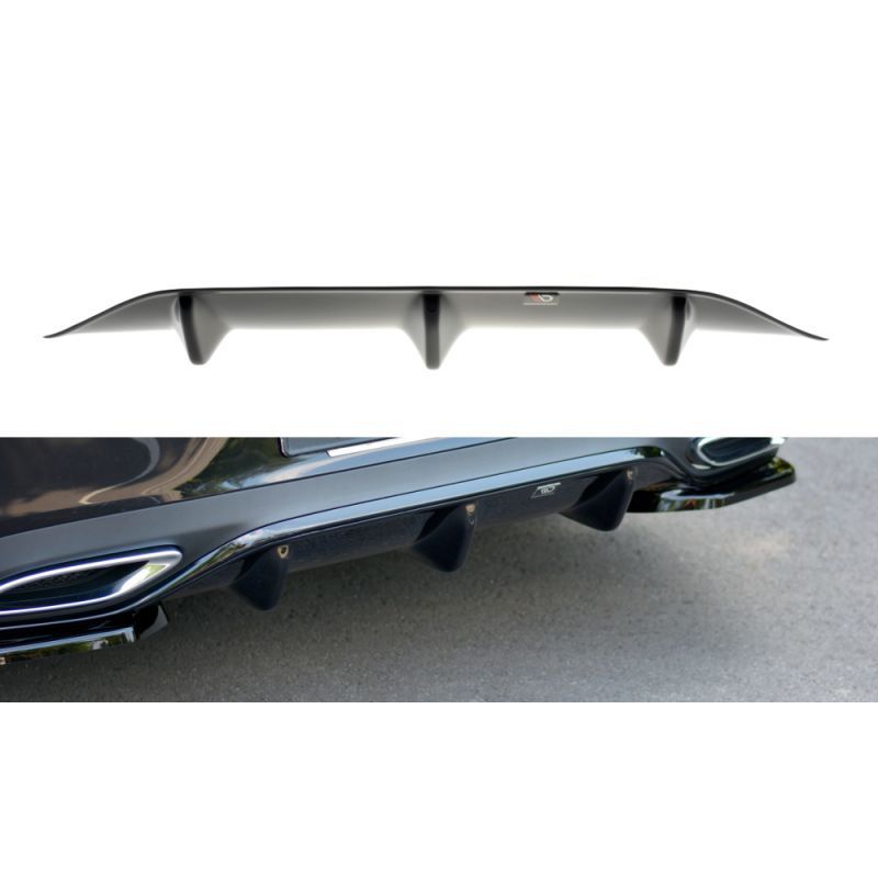 Maxton Rear Valance Mercedes-Benz E-Class W213 Coupe (C238) AMG-Line Gloss Black, W213