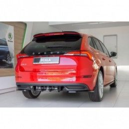 Maxton Rear Valance Skoda Scala Gloss Black, Scala