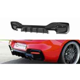 Maxton REAR VALANCE Bmw 1 F20/ F21 Facelift M-Power Gloss Black, Serie 1 F20/ F21