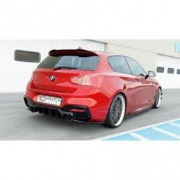 Maxton REAR VALANCE Bmw 1 F20/ F21 Facelift M-Power Gloss Black, Serie 1 F20/ F21