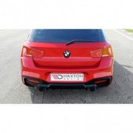 Maxton REAR VALANCE Bmw 1 F20/ F21 Facelift M-Power Gloss Black, Serie 1 F20/ F21