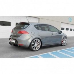 Maxton REAR VALANCE Seat Leon 2 Cupra/ Fr Gloss Black, Leon Mk2 / Cupra