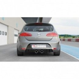 Maxton REAR VALANCE Seat Leon 2 Cupra/ Fr Gloss Black, Leon Mk2 / Cupra