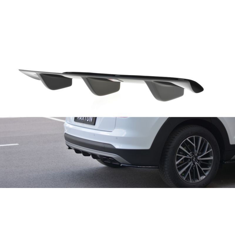 Maxton REAR VALANCE Hyundai Tucson Mk3 Facelift Gloss Black, Hyundai