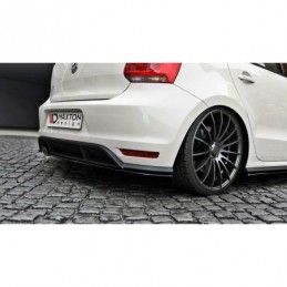 Maxton REAR SPLITTER VW POLO MK5 GTI FACELIFT Gloss Black, Polo Mk5 6R