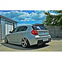 Maxton REAR SIDE SPLITTERS BMW 1 E87 Standard/M-Performance Gloss Black, Serie 1 E81/ E82/ E87/ E88