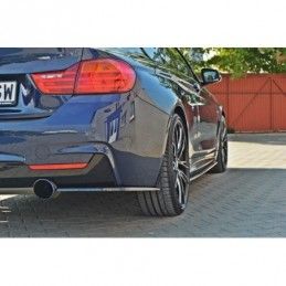 Maxton REAR SIDE SPLITTERS for BMW 4 F32 M-PACK Gloss Black, Serie 4 F32/ M4