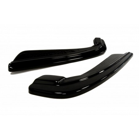 Maxton REAR SIDE SPLITTERS for BMW 5 F11 M-PACK (fits two single exhaust ends) Gloss Black, Serie 5 F10/ F11