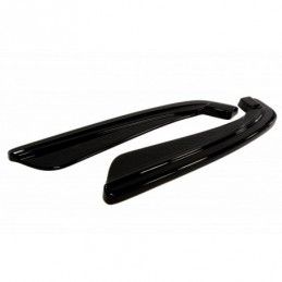 Maxton REAR SIDE SPLITTERS for BMW 5 F11 M-PACK (fits two single exhaust ends) Gloss Black, Serie 5 F10/ F11