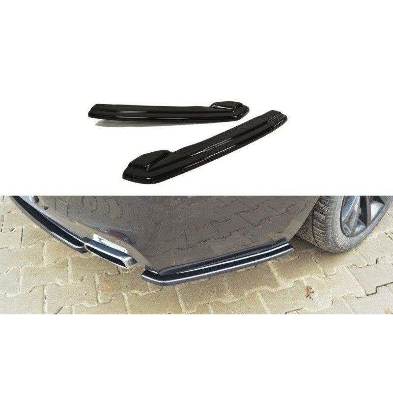 Maxton REAR SIDE SPLITTERS for BMW 6 Gran Coupé MPACK Gloss Black, Serie 6 F06/ F12/ F13