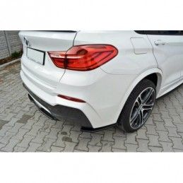 Maxton REAR SIDE SPLITTERS for BMW X4 M-PACK Gloss Black, X4 G02