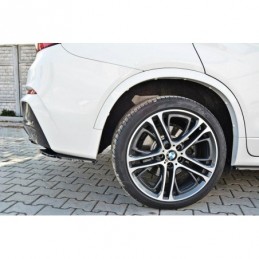 Maxton REAR SIDE SPLITTERS for BMW X4 M-PACK Gloss Black, X4 G02