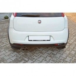 Maxton REAR SIDE SPLITTERS FIAT GRANDE PUNTO ABARTH Gloss Black, Grande Punto