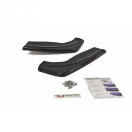 Maxton Rear Side Splitters V.1 Ford Focus ST Mk2 FL Gloss Black, Focus Mk2 / 2.5 / ST / RS