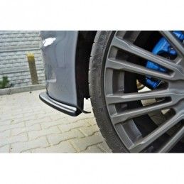 Maxton Rear Side Splitters Ford Focus RS Mk3 Gloss Black, Focus Mk3 / 3.5 / ST / RS