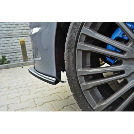 Maxton Rear Side Splitters Ford Focus RS Mk3 Gloss Black, Focus Mk3 / 3.5 / ST / RS