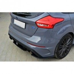 Maxton Rear Side Splitters Ford Focus RS Mk3 Gloss Black, Focus Mk3 / 3.5 / ST / RS