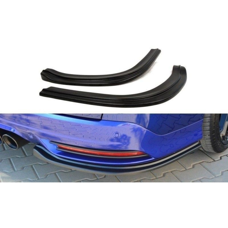 Maxton Rear Side Splitters Ford Focus ST Mk3 Estate Gloss Black, Focus Mk3 / 3.5 / ST / RS