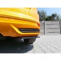 Maxton Rear Side Splitters Ford Focus ST Mk3 Hatchback Gloss Black, Focus Mk3 / 3.5 / ST / RS