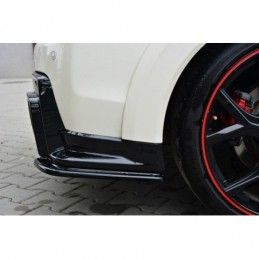 Maxton REAR SIDE SPLITTERS HONDA CIVIC IX TYPE R Gloss Black, CIVIC