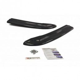 Maxton REAR SIDE SPLITTERS Mercedes C W204 63AMG/AMG-Line Gloss Black, W204