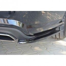 Maxton REAR SIDE SPLITTERS MERCEDES CLS C218 AMG LINE Gloss Black, W218