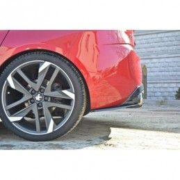 Maxton REAR SIDE SPLITTERS PEUGEOT 308 II GTI Gloss Black, 308