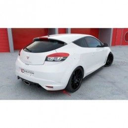 Maxton REAR SIDE SPLITTERS RENAULT MEGANE 3 RS Gloss Black, Megane III