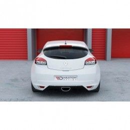 Maxton REAR SIDE SPLITTERS RENAULT MEGANE 3 RS Gloss Black, Megane III