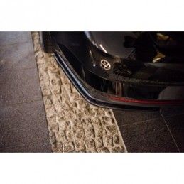 Maxton REAR SIDE SPLITTERS RENAULT TALISMAN Gloss Black, Talisman