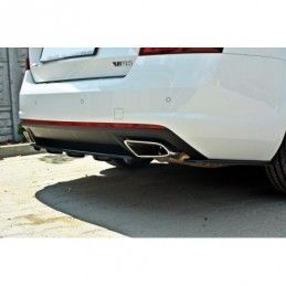 Maxton Rear Side Splitters Skoda Octavia RS Mk3 / Mk3 FL Hatchback / Estate Gloss Black, Octavia III