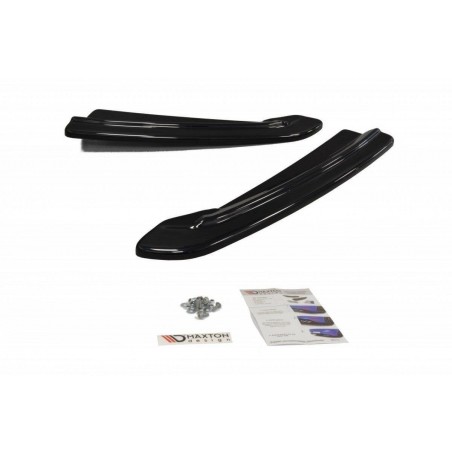 Maxton Rear Side Splitters Skoda Superb Mk3 Hatchback / Estate Gloss Black, Superb