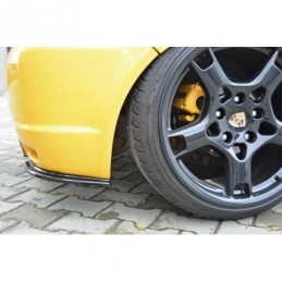 Maxton REAR SIDE SPLITTERS VW GOLF IV R32 Gloss Black, Golf 4