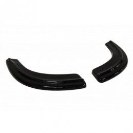 Maxton REAR SIDE SPLITTERS VW GOLF IV R32 Gloss Black, Golf 4