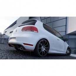 Maxton REAR SIDE SPLITTERS VW GOLF VI GTI 35TH Gloss Black, golf 6