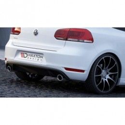 Maxton REAR SIDE SPLITTERS VW GOLF VI GTI 35TH Gloss Black, golf 6