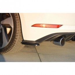 Maxton REAR SIDE SPLITTERS VW GOLF VII GTI FACELIFT Gloss Black, Golf 7