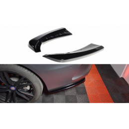 tuning REAR SIDE SPLITTERS MERCEDES- BENZ C-CLASS W205 COUPE AMG-LINE Gloss Black