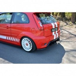 Maxton Rear Side Splitters Ford Fiesta ST Mk6 Gloss Black, Fiesta MK6 / MK6 ST