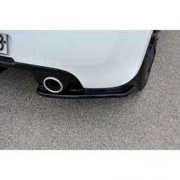 Maxton REAR SIDE SPLITTERS RENAULT CLIO MK3 RS FACELIFT Gloss Black, Clio III