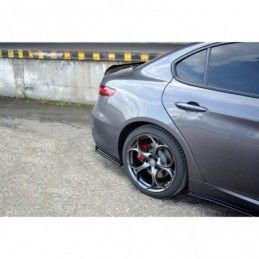 Maxton REAR SIDE SPLITTERS ALFA ROMEO GIULIA VELOCE Gloss Black, Giulia Veloce