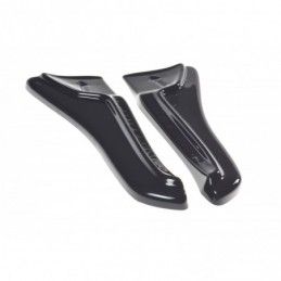 Maxton REAR SIDE SPLITTERS V.1 TESLA MODEL X Gloss Black, Tesla