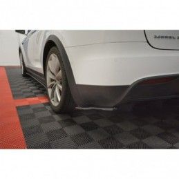 Maxton REAR SIDE SPLITTERS V.2 TESLA MODEL X Gloss Black, Tesla