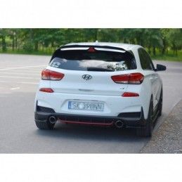 Maxton REAR SIDE SPLITTERS HYUNDAI I30 Mk3 N Gloss Black, Hyundai