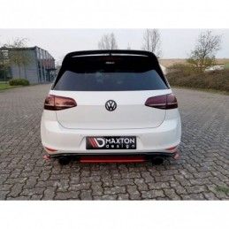 Maxton REAR SIDE SPLITTERS VW GOLF Mk7 GTI CLUBSPORT Gloss Black, Golf 7