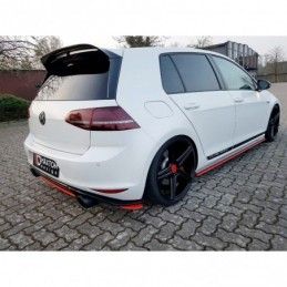 Maxton REAR SIDE SPLITTERS VW GOLF Mk7 GTI CLUBSPORT Gloss Black, Golf 7