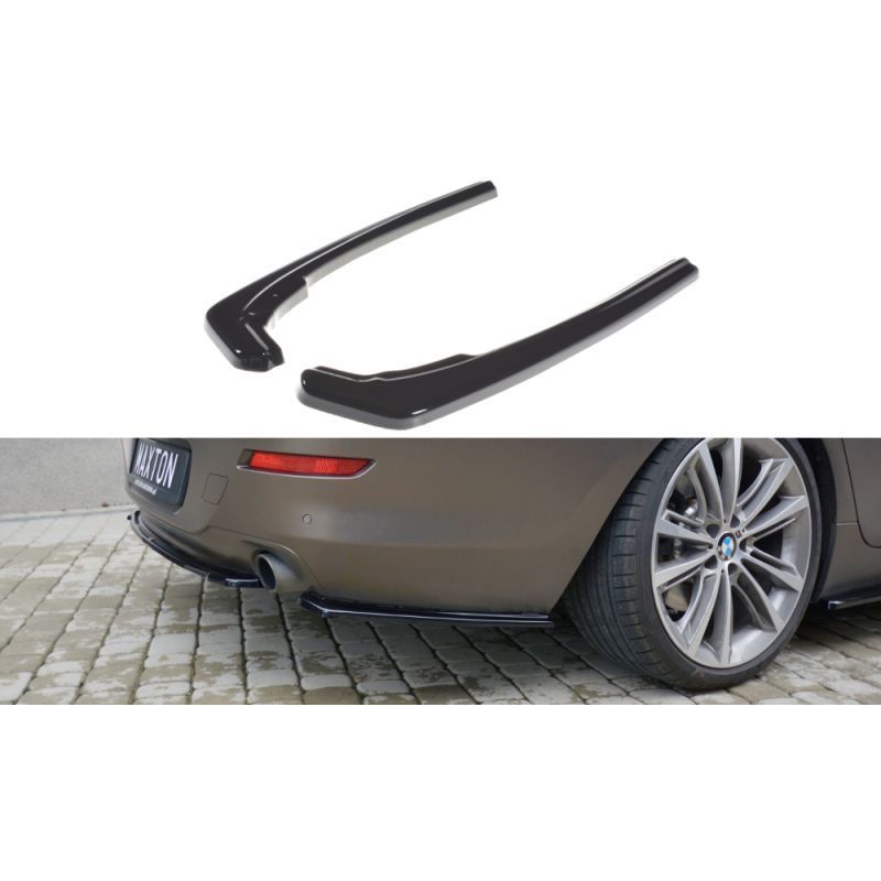 Maxton REAR SIDE SPLITTERS BMW 6 GRAN COUPÉ Gloss Black, Serie 6 F06/ F12/ F13