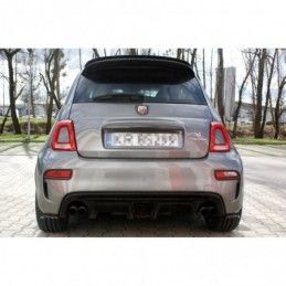 Maxton REAR SIDE SPLITTERS FIAT 500 ABARTH MK1 FACELIFT Gloss Black, 500