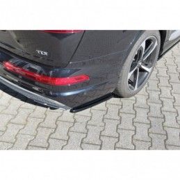 Maxton Rear Side Splitters Audi SQ7 / Q7 S-Line Mk.2 Gloss Black, Q7 / SQ7